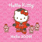 Hello Kitty Wandkalender 2009
